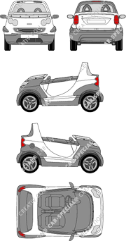 Smart Crossblade, cabriolet, 2 Doors (2002)