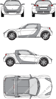 Smart Roadster Roadster, 2003–2005 (Smar_006)