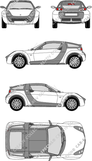 Smart Roadster Coupé, 2003–2005 (Smar_008)