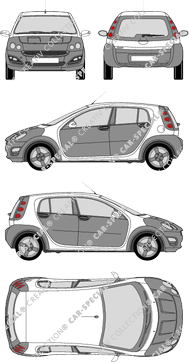 Smart Forfour Kombilimousine, 2004–2006 (Smar_009)