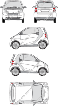 Smart Fortwo Combi coupé, 2007–2010 (Smar_010)