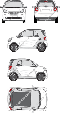 Smart Fortwo, Combi coupé, 3 Doors (2014)