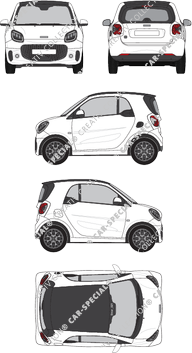 Smart Fortwo EQ  Electric Drive, Kombicoupé, 3 Doors (2019)