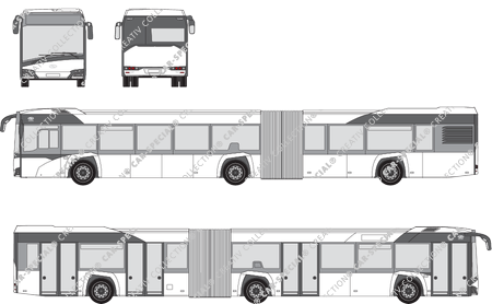 Solaris Urbino 18 2-2-2-2, 18, 2-2-2-2, articulated bus, 4 Doors (2016)
