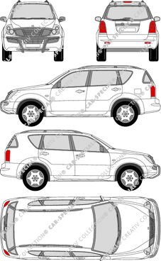 SsangYong Rexton, Kombi, 5 Doors (2003)