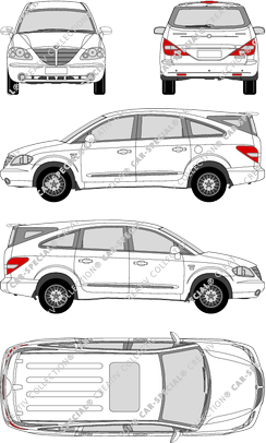 SsangYong Rodius break, 2005–2014 (Ssan_007)