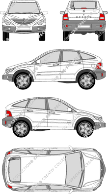 SsangYong Actyon, 2007–2018 (Ssan_009)