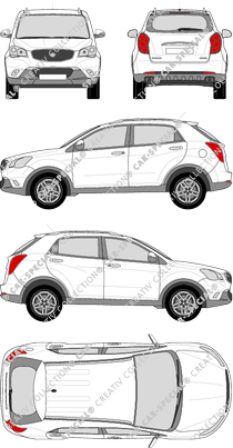 SsangYong Korando, 2011–2016 (Ssan_011)