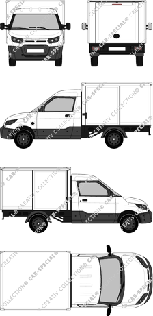 StreetScooter Work gesloten bestelbus, actueel (sinds 2017) (Stre_001)