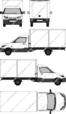 StreetScooter Work furgón, actual (desde 2017) (Stre_002)