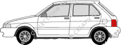 Subaru Justy Hatchback, 1989–1995