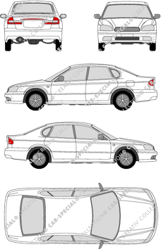 Subaru Legacy, 1999–2003 (Suba_011)