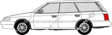 Subaru Legacy, 1989–1991