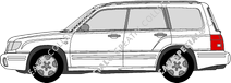 Subaru Forester break, 2001–2002