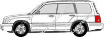 Subaru Forester station wagon, 2001–2002