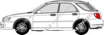 Subaru Impreza break, 2000–2002
