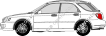 Subaru Impreza station wagon, 2000–2002