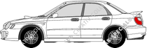 Subaru Impreza, 2000–2002