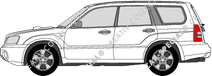 Subaru Forester station wagon, 2002–2005