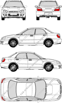 Subaru Impreza limusina, 2003–2005 (Suba_021)