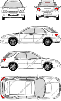 Subaru Impreza break, 2003–2005 (Suba_023)