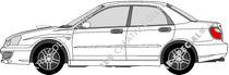 Subaru Impreza berlina, 2003–2005