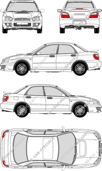 Subaru Impreza Limousine, 2003–2005 (Suba_026)