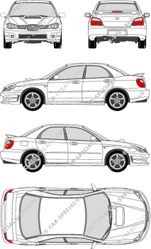 Subaru Impreza, limusina, 4 Doors (2005)