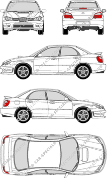 Subaru Impreza limusina, 2005–2007 (Suba_032)