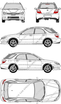Subaru Impreza, Hatchback, 5 Doors (2005)