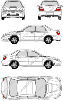 Subaru Impreza berlina, 2006–2007 (Suba_037)