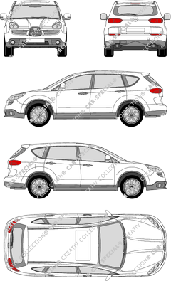 Subaru B9 Tribeca, station wagon, 5 Doors (2006)