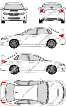 Subaru Impreza WRX STI, limusina, 4 Doors (2011)