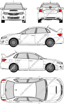 Subaru Impreza WRX STI, berlina, 4 Doors (2011)