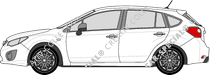 Subaru Impreza Hayon, 2014–2018