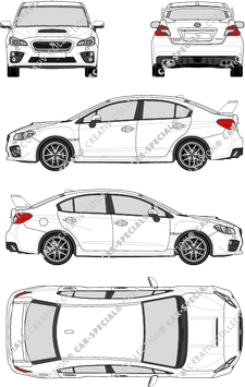 Subaru Impreza limusina, 2015–2018 (Suba_058)
