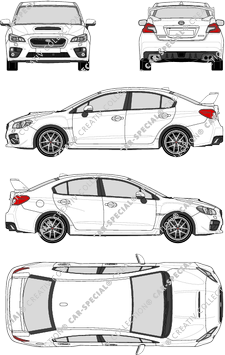 Subaru Impreza Limousine, 2015–2018 (Suba_058)