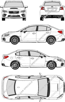 Subaru Impreza WRX, limusina, 4 Doors (2015)