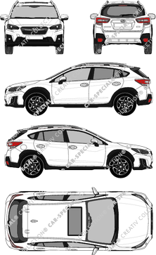 Subaru XV station wagon, attuale (a partire da 2018) (Suba_062)