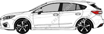 Subaru Impreza Hayon, 2018–2022