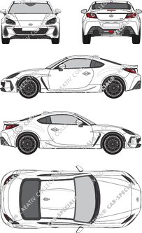 Subaru BRZ Coupé, actuel (depuis 2021) (Suba_065)