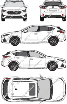 Subaru Impreza Kombilimousine, aktuell (seit 2023) (Suba_070)