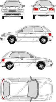 Suzuki Baleno GS, GS, Hatchback, 3 Doors (1997)