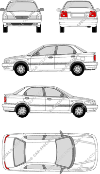 Suzuki Baleno Sedan, Sedan, Limousine, 4 Doors (1995)