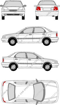 Suzuki Baleno limusina, 1995–1999 (Suzu_005)