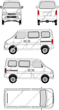 Suzuki Carry combi, 1999–2002 (Suzu_009)