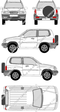 Suzuki Grand Vitara break, 1998–2005 (Suzu_010)