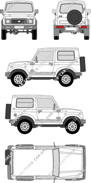 Suzuki Samurai, 1998–2004 (Suzu_014)