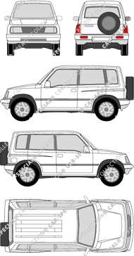 Suzuki Vitara Station wagon, 1988–1998 (Suzu_018)