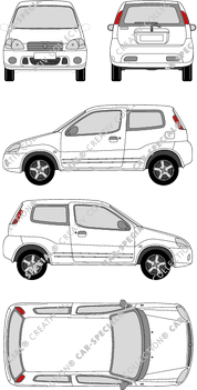 Suzuki Ignis, 2000–2003 (Suzu_025)